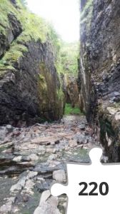 Jigsaw puzzle - Lavvande! Så er der adgang til grotten.