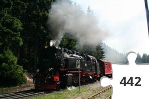 Jigsaw puzzle - Toget til Brocken