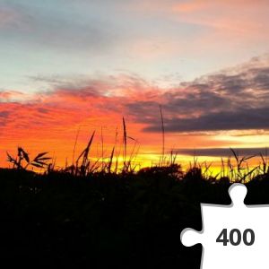 Jigsaw puzzle - Solnedgang