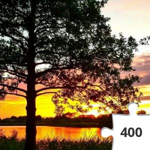 Jigsaw puzzle - Solnedgang