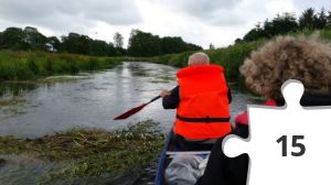 Jigsaw puzzle - Kanotur på Kongeåen