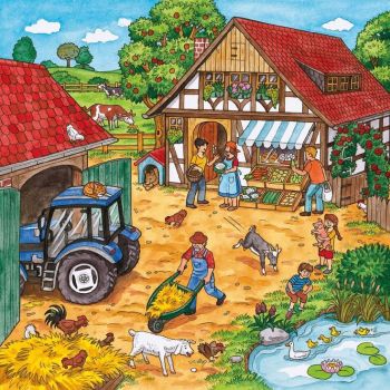 Solve Praatplaat Werken Op De Boerderij Jigsaw Puzzle Online With Pieces