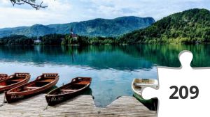 Jigsaw puzzle - lac de bled slovenie