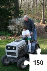 Jigsaw puzzle - Garden Tractor Lesson