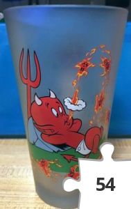 Jigsaw puzzle - Hot Stuff Toon Tumbler, frosted variant