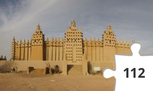 Jigsaw puzzle - mosquée de djenné