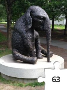 Jigsaw puzzle - Oslo elefant