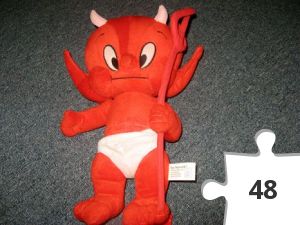 Jigsaw puzzle - Hot Stuff doll