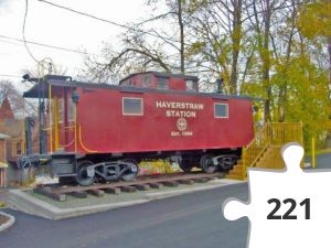 Jigsaw puzzle - Haverstraw Caboose