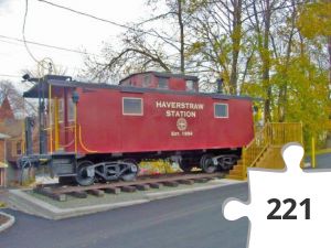 Jigsaw puzzle - Haverstraw Caboose