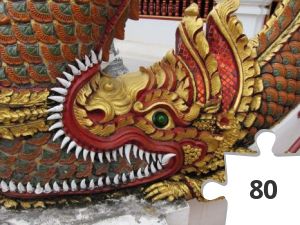 Jigsaw puzzle - Dragehoved, Burma