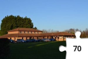 Jigsaw puzzle - Village Hall Series #656 - Fowlmere