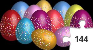 Jigsaw puzzle - Påskeegg