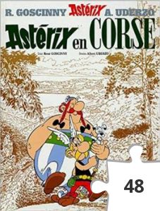 Jigsaw puzzle - Asterix en corse