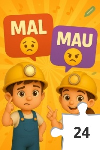 Jigsaw puzzle - MAL vs. MAU_ Aprendizado Divertido