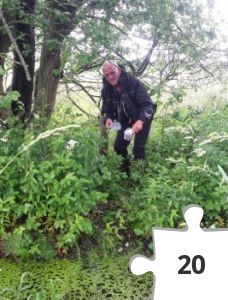 Jigsaw puzzle - På tur ved Gudenåen