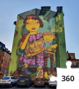 Jigsaw puzzle - Klocksbergs Pysselrunda #01