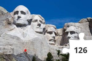 Jigsaw puzzle - Mount Rushmore