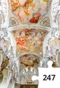 Jigsaw puzzle - Steingaden Abbey and organ