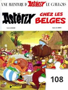 Jigsaw puzzle - asterix chez les belges