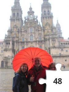 Jigsaw puzzle - Santiago de Compostella, Spanien