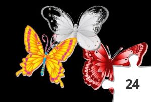 Jigsaw puzzle -  פרפרים