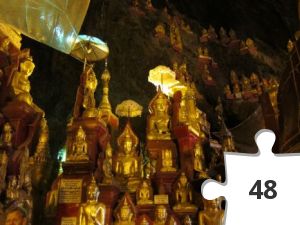 Jigsaw puzzle - Pindaya grotten, Burma