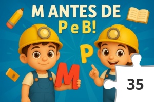 Jigsaw puzzle - M antes de P e B!