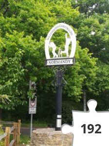 Jigsaw puzzle - Normandy Sign 2