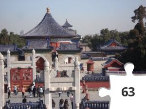 Jigsaw puzzle - Himmeltemplet. Beijing. Kina