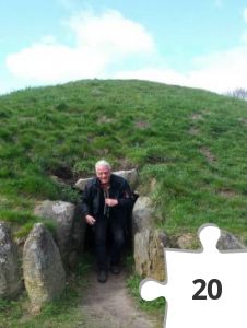 Jigsaw puzzle - Fortidsminde (det er det i baggrunden)