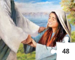 Jigsaw puzzle - Jesus Heals a Woman