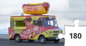 Jigsaw puzzle - Hot dogs!