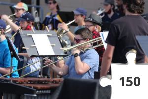 Jigsaw puzzle - Josh on Trombone