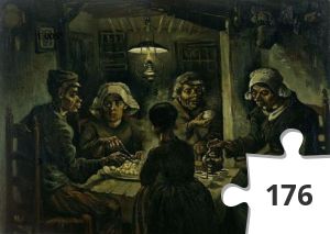 Jigsaw puzzle - aardappeleters