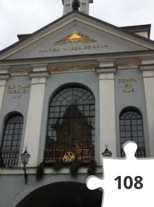 Jigsaw puzzle - Vilnius, Den sorte Madonna