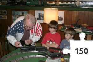 Jigsaw puzzle - Getting the Steam Engine Ready (January 2007)