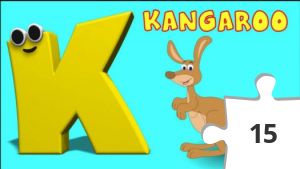 Jigsaw puzzle - K KANGAROO