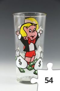 Jigsaw puzzle - Richie Rich Pepsi Collector Series glass