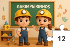 Jigsaw puzzle - Garimpeirinhos tesouros em sala de aula