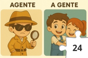 Jigsaw puzzle - Agente e a gente (Garimpeirinhos)