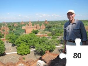 Jigsaw puzzle - Pagoderne, yangoon. Burma