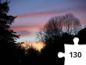 Jigsaw puzzle - Sonnenuntergang