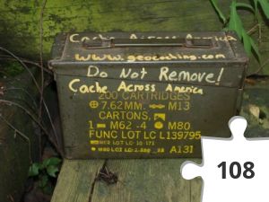 Jigsaw puzzle - Cache Across America