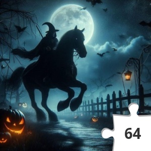 Jigsaw puzzle - Ghostly Horseman