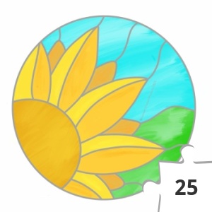 Jigsaw puzzle - Sunflower Circle 