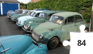 Jigsaw puzzle - Morris Minor Garage.