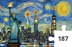 Jigsaw puzzle - A NYC Starry Night
