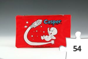 Jigsaw puzzle - Casper pencil case in red