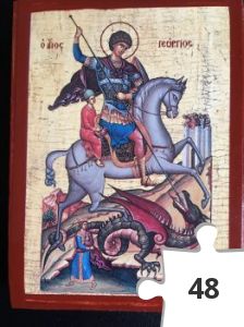 Jigsaw puzzle - Sct. Georg og dragen